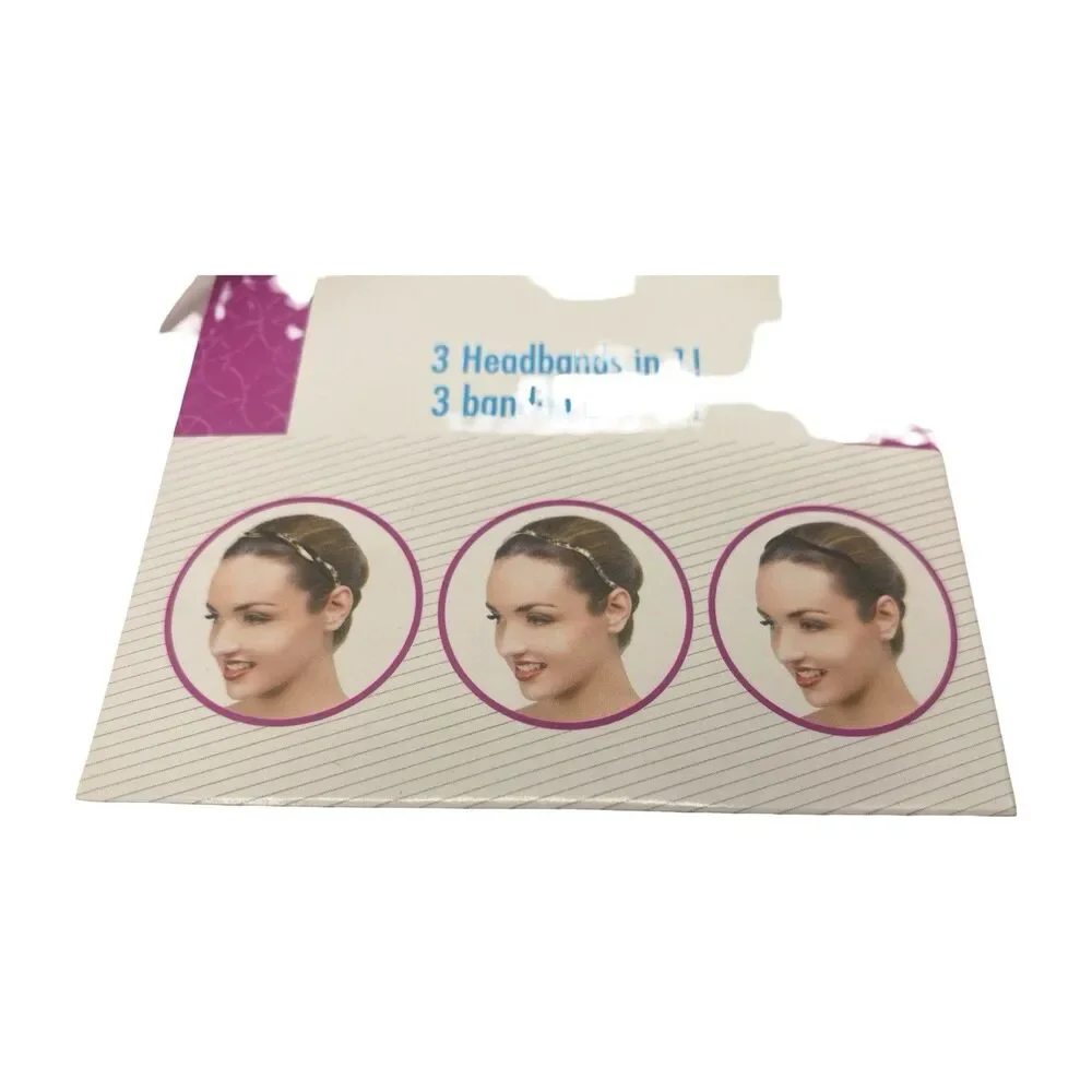 Karina Twist Headband Fashion Mix  NOS Lot Of 3 Helen Of Troy